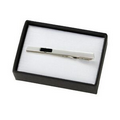 Black & Silver Metal Tie Bar